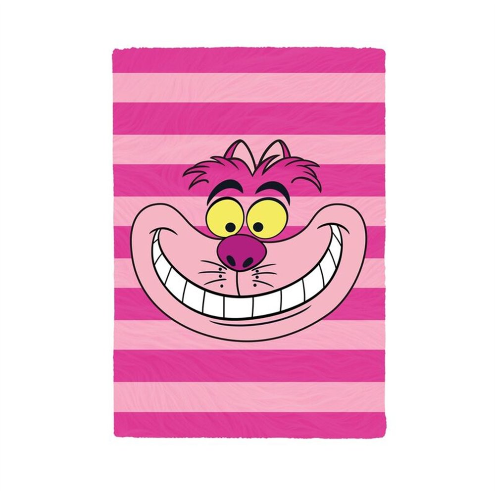 cuaderno a5 premium felpa cheshire alicia en el pais de las maravillas disney