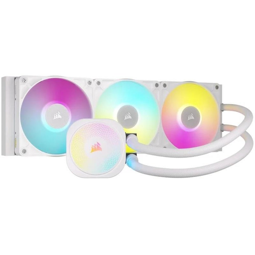 refrigeracion liquida cpu corsair titan 360 rx 360mm rgb white