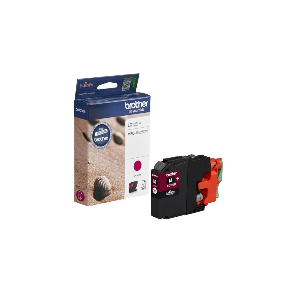 cartucho brother lc-12e magenta lc12em