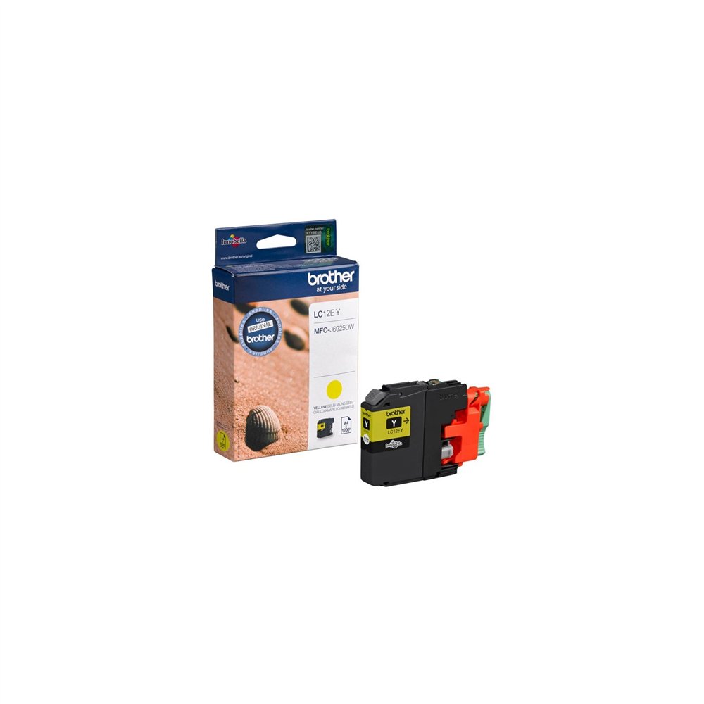 cartucho brother lc-12e amarillo lc12ey