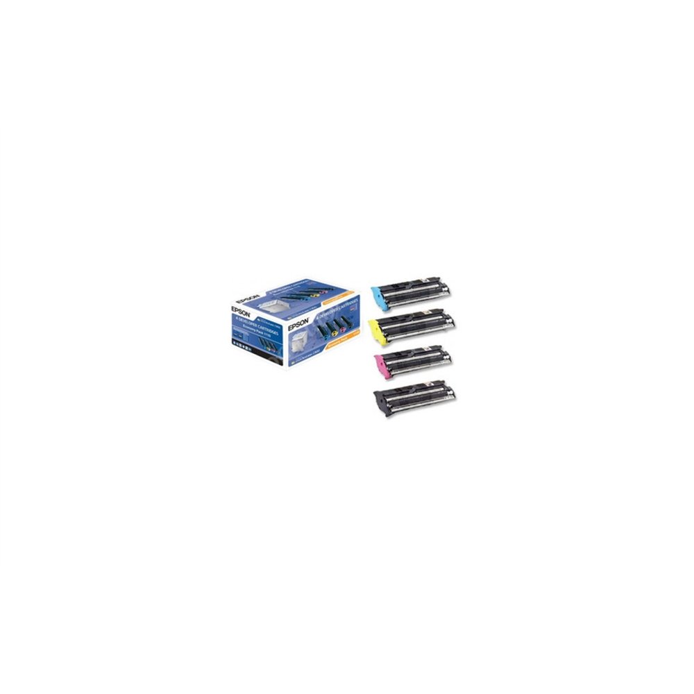 toner epson al-c900 pack4 negro cian amarillo magenta c13s051110