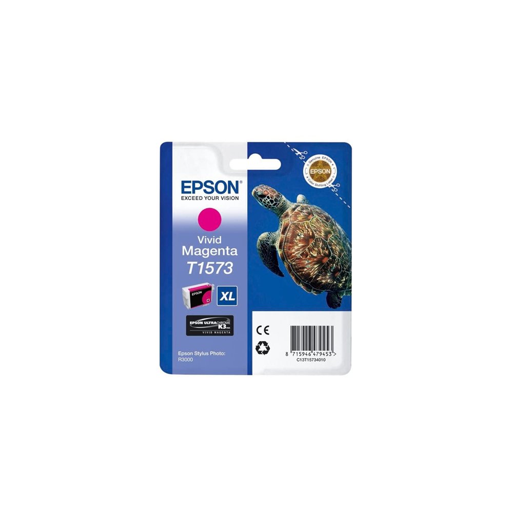 cartucho epson t1573 magenta vivo c13t15734010