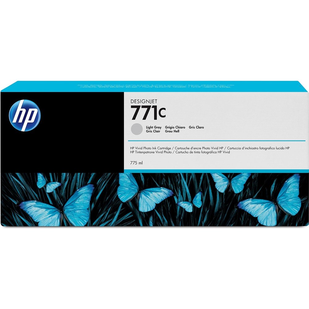 cartucho hp 771c b6y14a gris claro