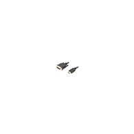 cable lanberg hdmi macho a dvi-d macho chapados en oro 0.5m negro ca-hddv-10cc-0005-bk