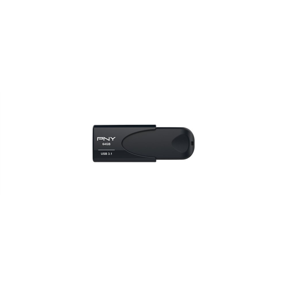 memoria usb 3.1 pny attache 4 64gb negro fd64gatt431kk-ef