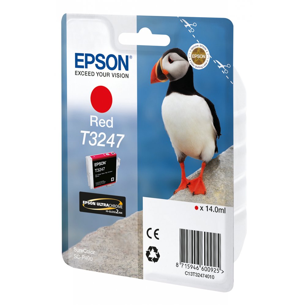 cartucho epson c13t32474010 rojo t3247