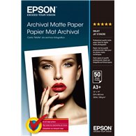 papel epson archival matte paper, din a3+, 189 g/m², 50 hojas c13s041340