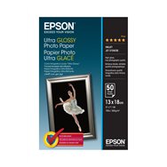 papel epson ultra glossy photo paper - 13x18cm - 50 hojas c13s041944
