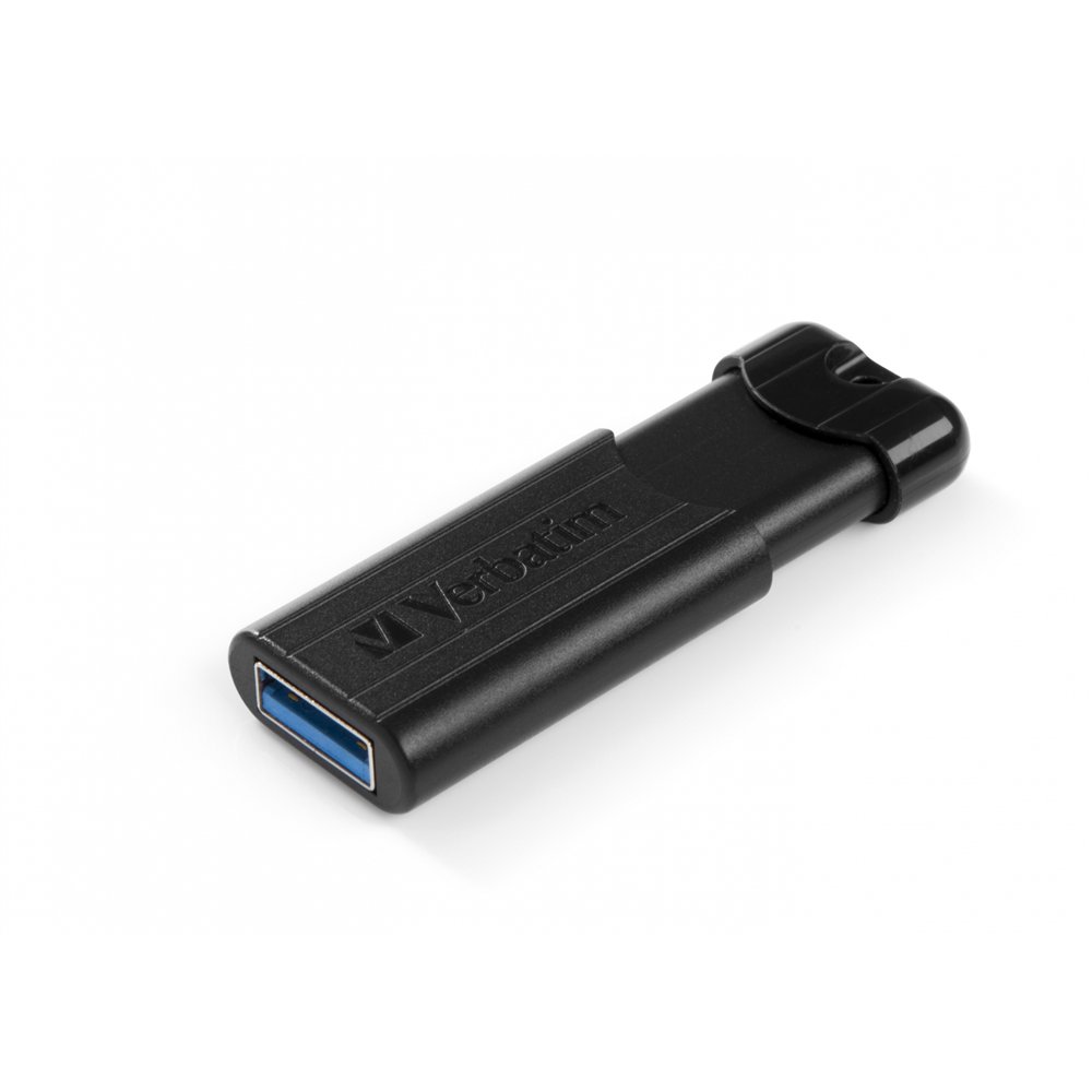 verbatim pinstripe 3.0 memoria usb 3.0 64gb negro 49318