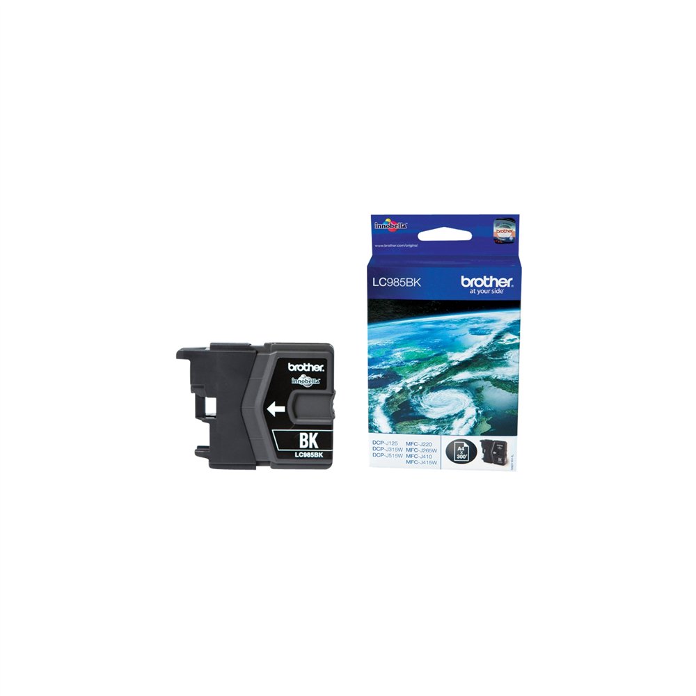 brother lc985bk 1 cartucho pieza original negro
