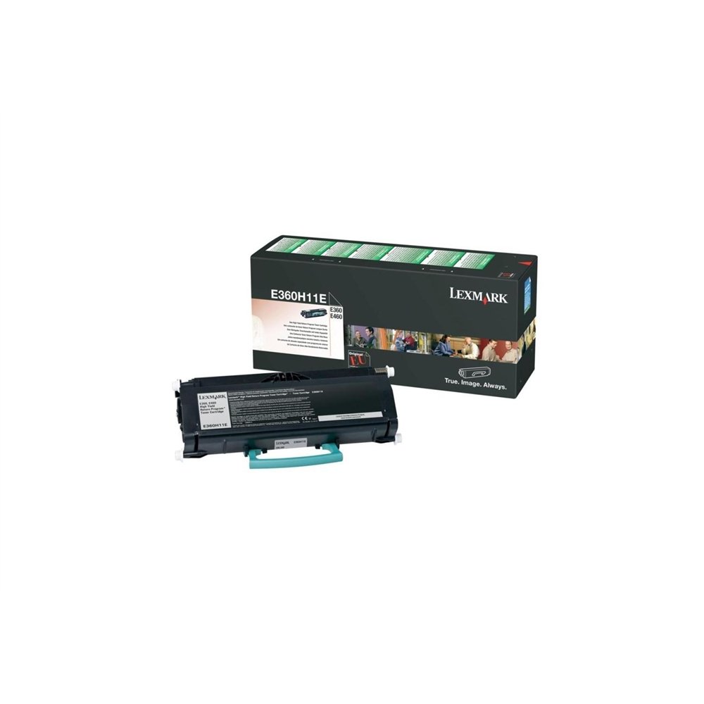 lexmark e360h11e cartucho de tóner 1 pieza(s) original negro