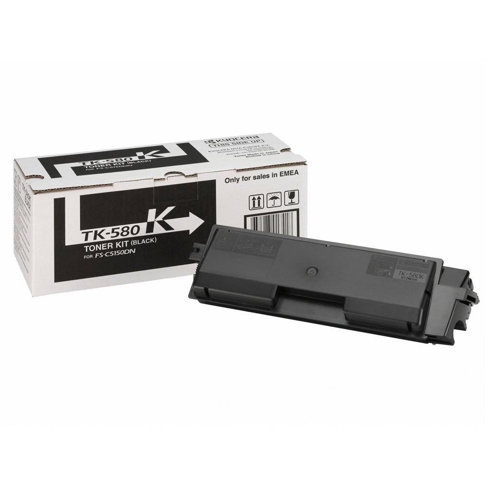 kyocera tk-580k toner 1 pieza original negro
