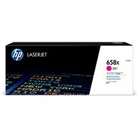 hp cartucho de tóner original laserjet 658x magenta de alta capacidad