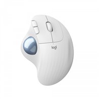 ratón logitech ergo m575 mano derecha rf inalámbrica + bluetooth trackball 2000 dpi blanco