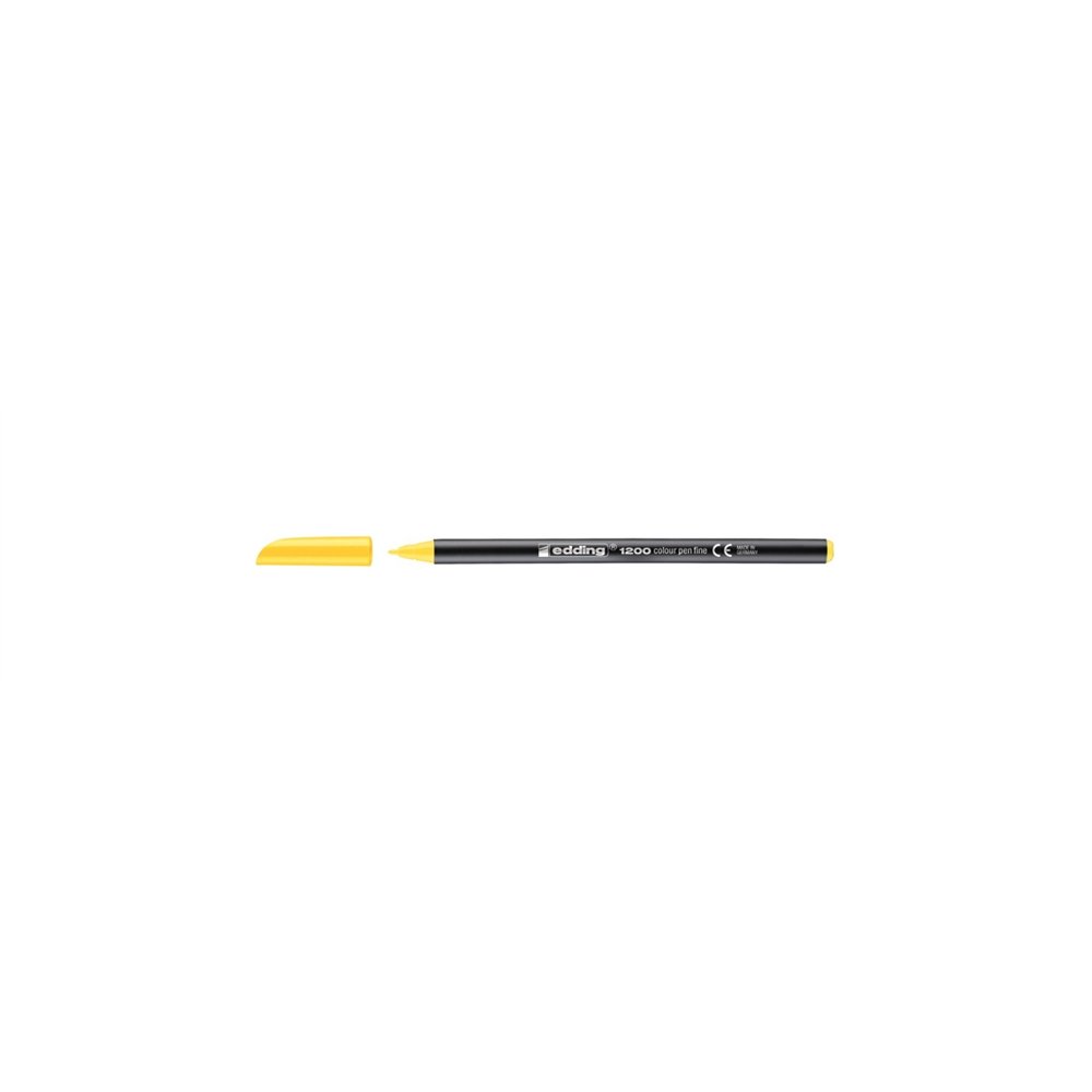 edding 1200 rotulador fino amarillo 1 pieza(s)