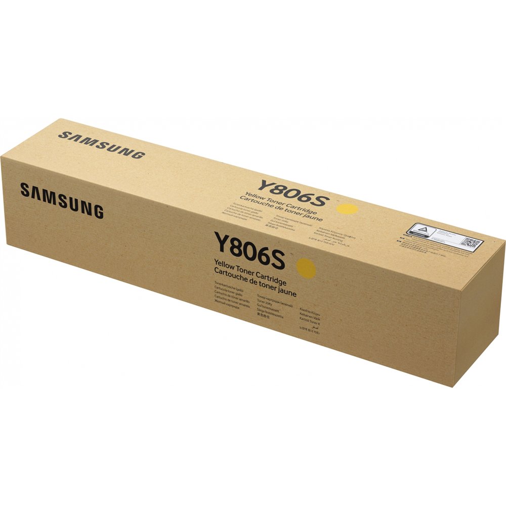 samsung cartucho de tóner amarillo clt-y806s
