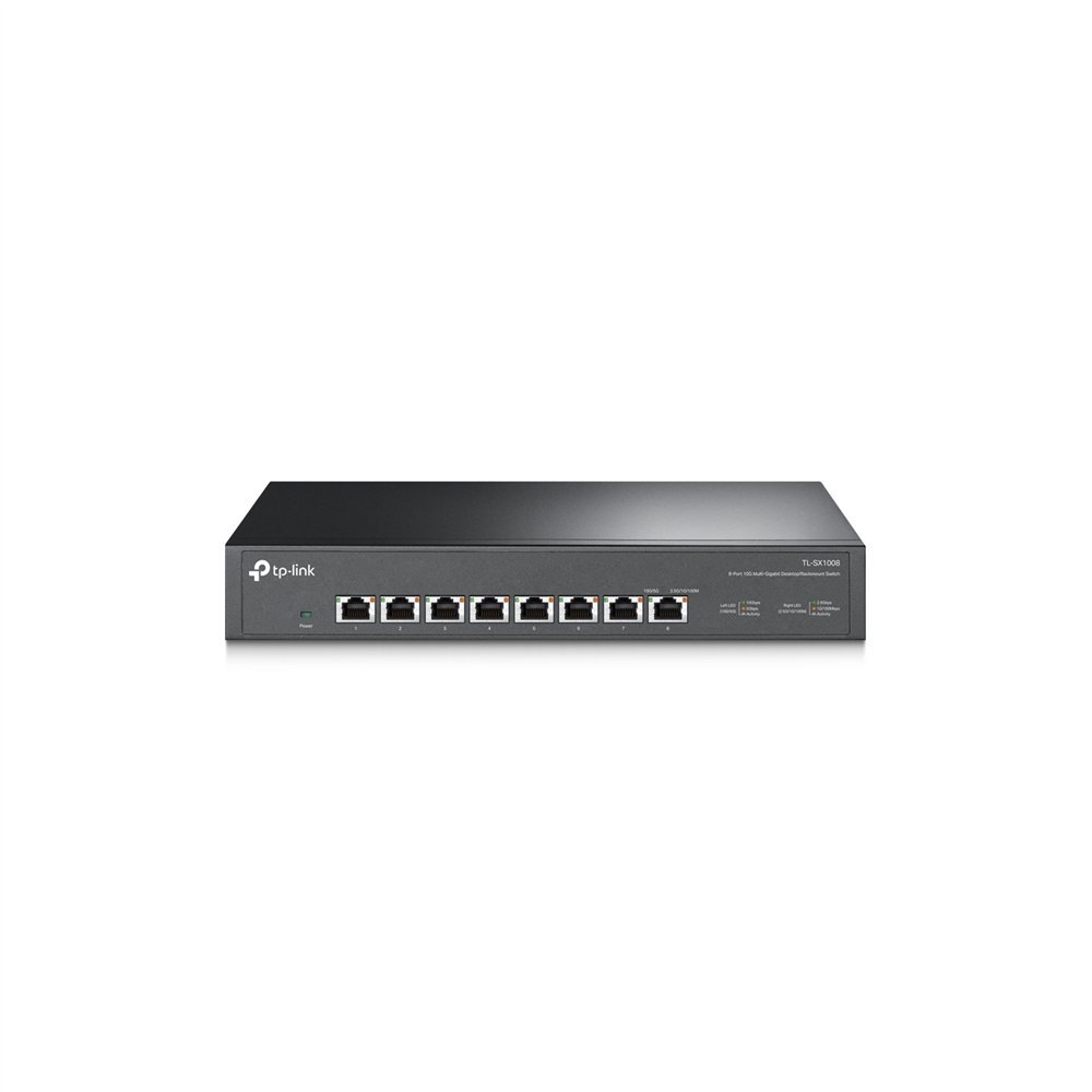 tp-link tl-sx1008 switch no administrado 10g ethernet (100/1000/10000) negro
