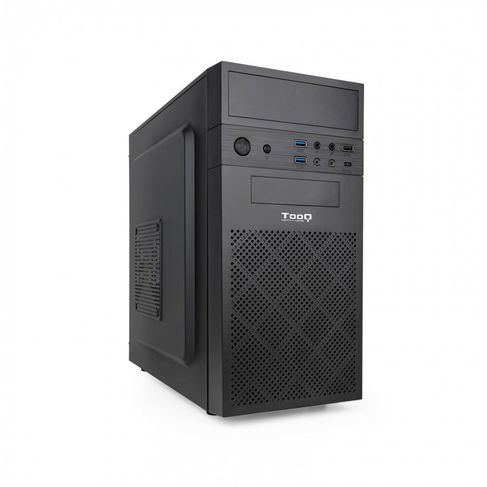 tooq caja minitorre micro-atx negra