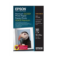 epson premium glossy photo paper - 10x15cm - 40 hojas