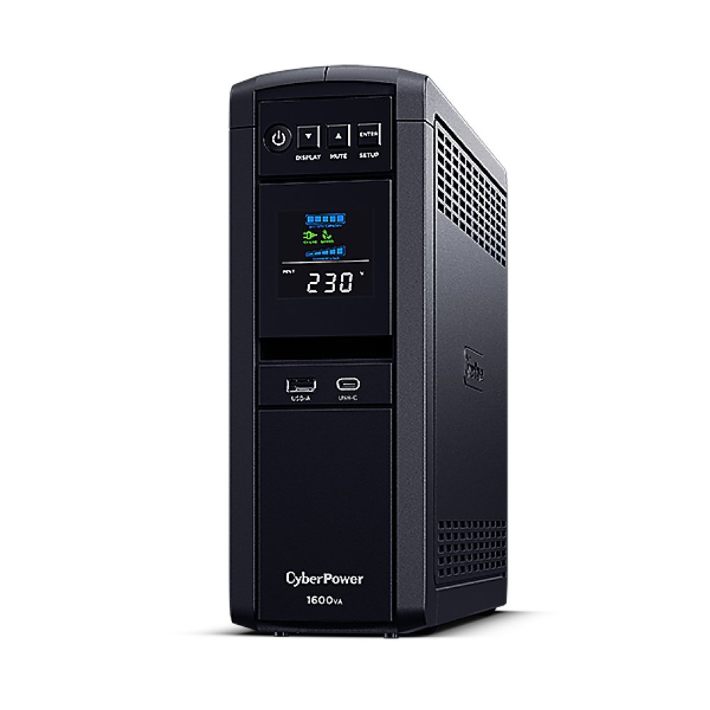 cyberpower cp1600epfclcd sistema de alimentación ininterrumpida (ups) línea interactiva 1,6 kva 1000 w 6 salidas ac