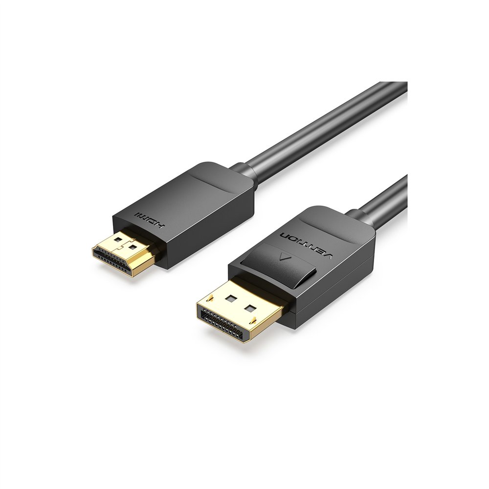 vention cable conversor hadbh/ displayport macho - hdmi macho/ 2m/ negro