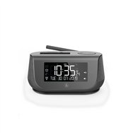 hama dr36sbt reloj digital negro