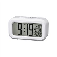 hama rc 660 reloj despertador digital blanco
