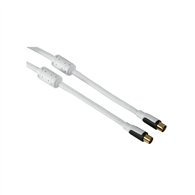 hama 1.5m, 2xcoax cable coaxial 1,5 m blanco