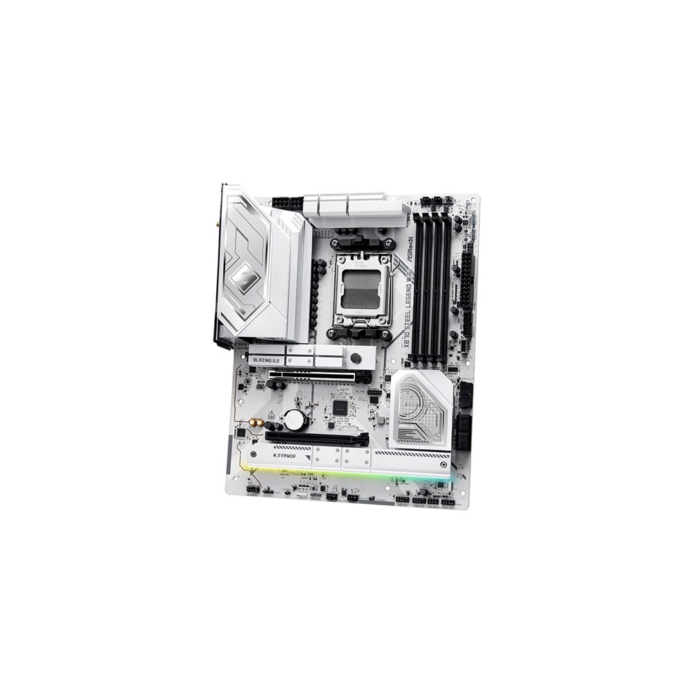 asrock x870 steel legend wifi amd x870 zócalo am5 atx