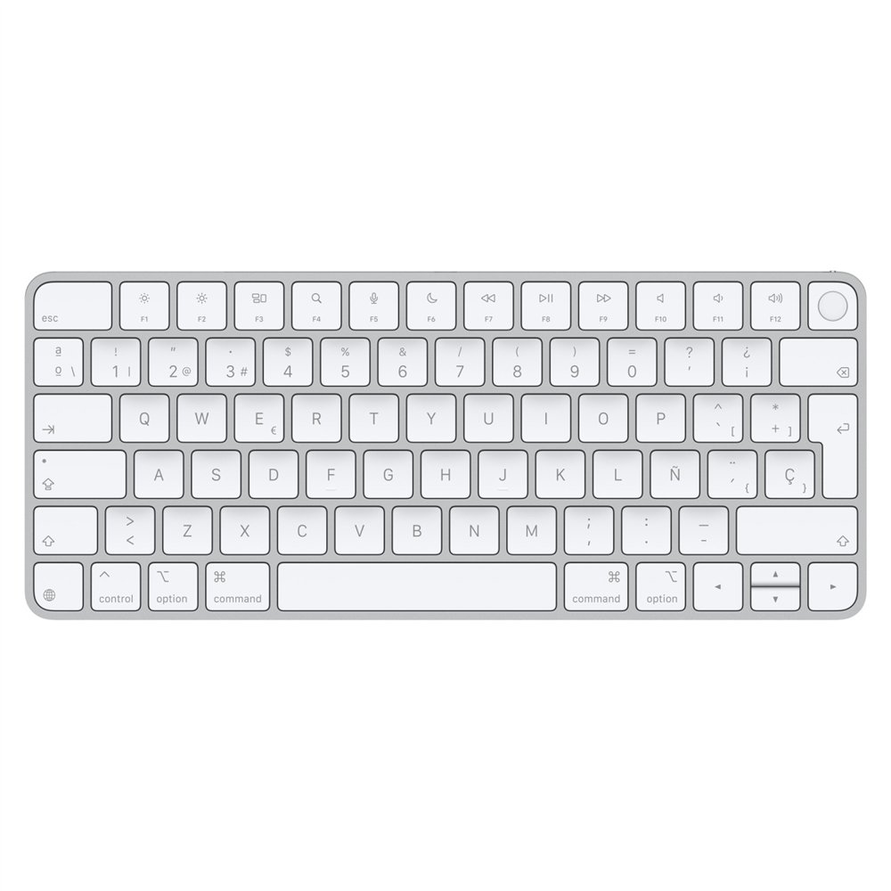 apple magic keyboard con touch id para modelos de mac con chip de - español