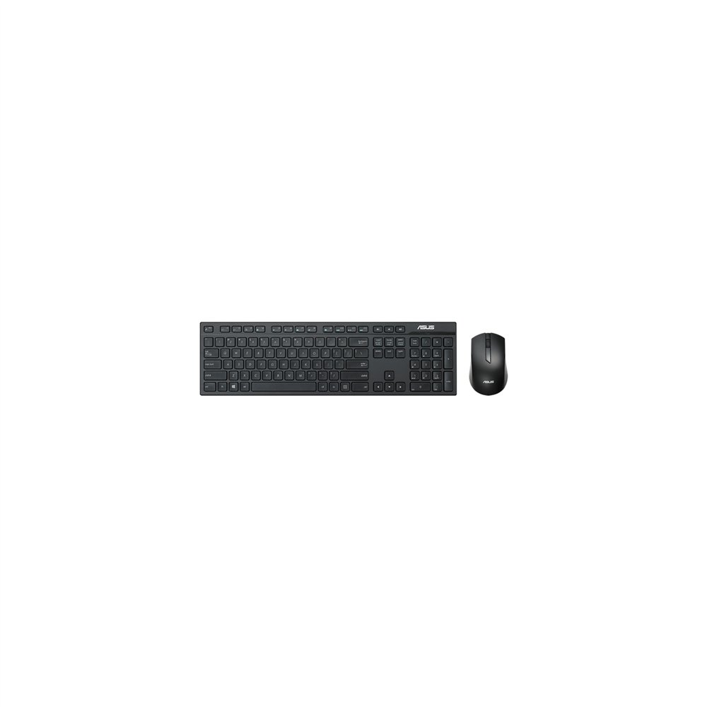 asus w2500 teclado ratón incluido juego rf inalámbrico qwerty negro
