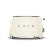 smeg tsf01creu tostadora 6 2 rebanada(s) 950 w crema de color