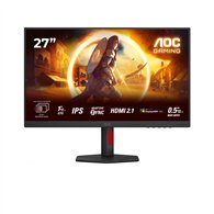 aoc g4 u27g4r pantalla para pc 68,6 cm (27") 3840 x 2160 pixeles quad hd led negro, rojo