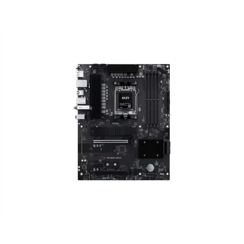msi pro b850-s wifi6e placa base amd b850 zócalo am5 atx