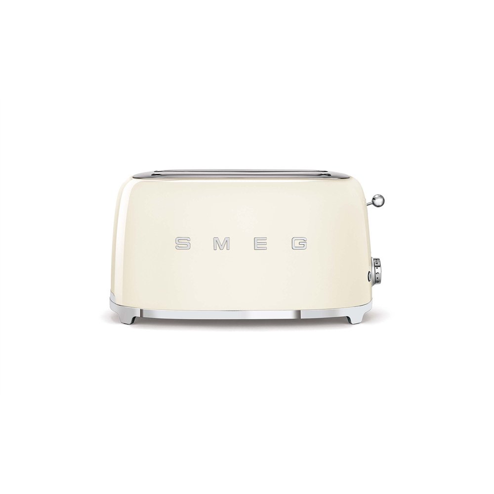 smeg tsf02creu tostadora 6 4 rebanada(s) 1500 w crema de color