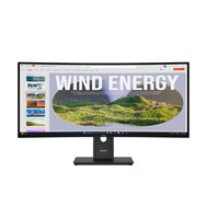 lenovo thinkvision t34wd-40 led display 86,4 cm (34") 3440 x 1440 pixeles wide quad hd negro