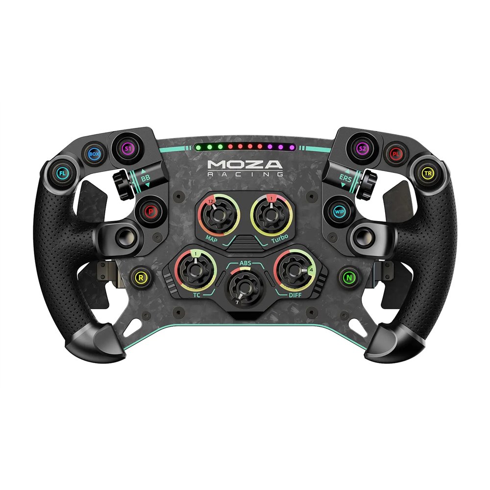 moza racing rs056 mando y volante negro