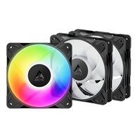 arctic freezer p12 pro a-rgb carcasa del ordenador ventilador 12 cm negro, blanco 3 pieza(s)