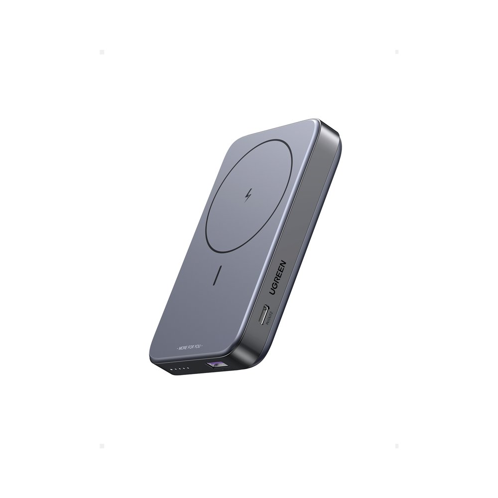ugreen 10000mah mini powerbank wireless 20w with magsafe grey