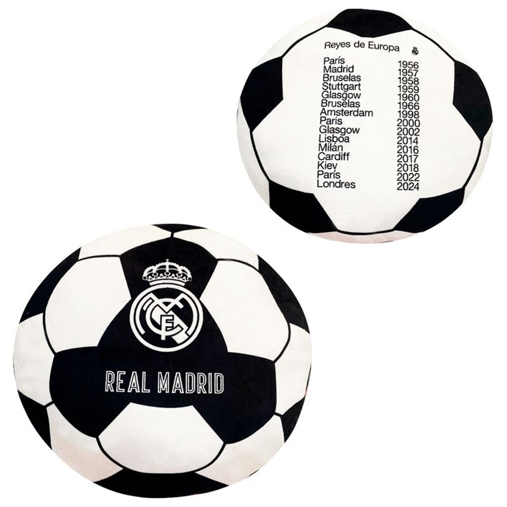 cojin balon reyes de europa real madrid