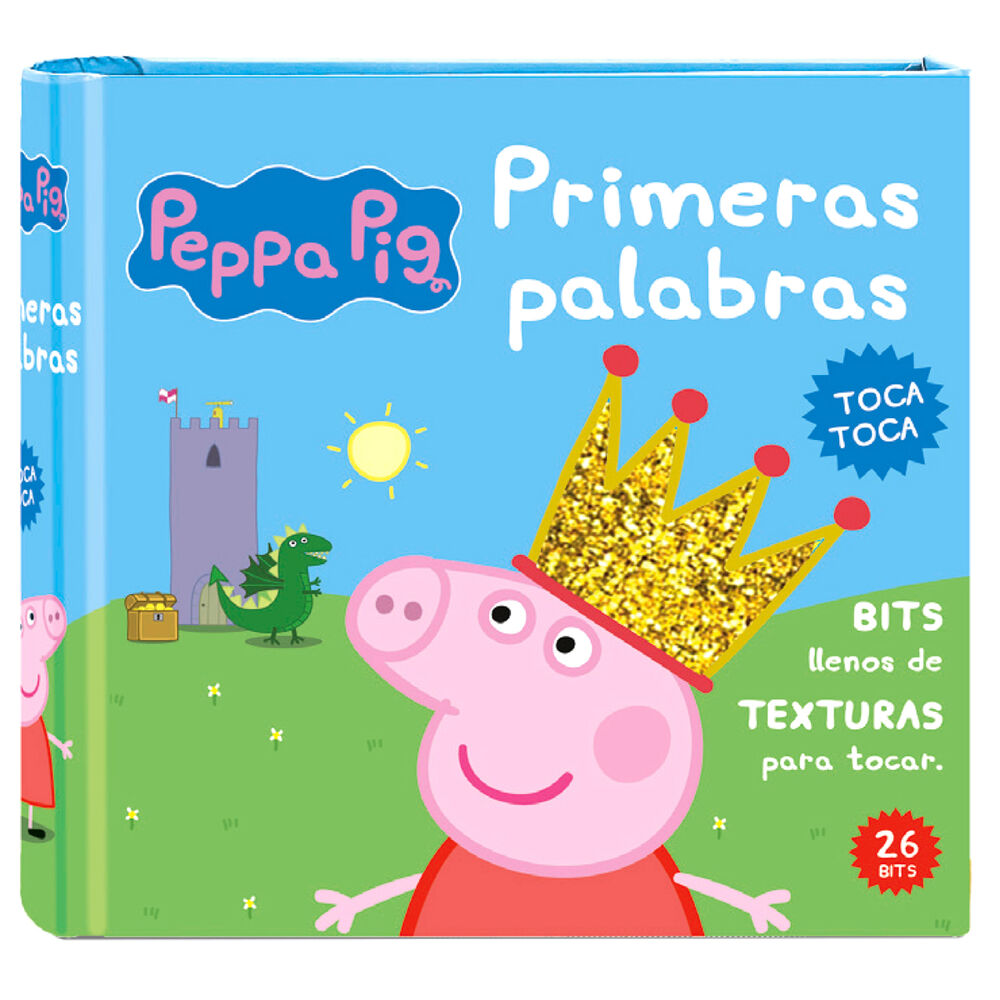 bits texturas primeras palabras peppa pig español