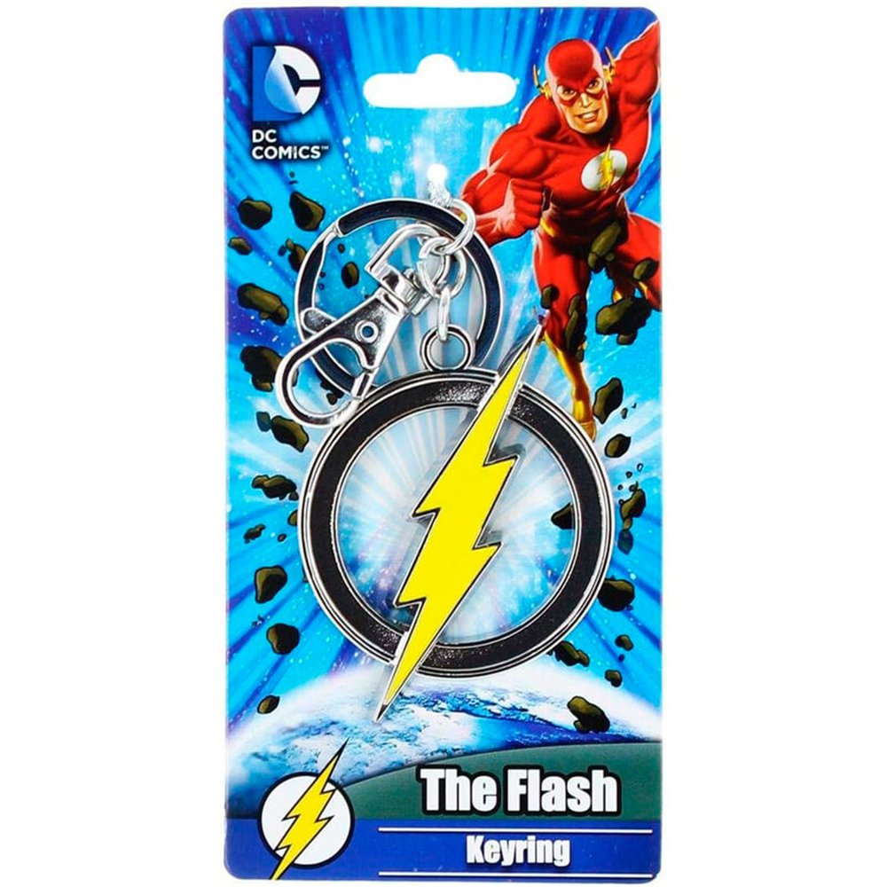 llavero logo flash marvel 6cm