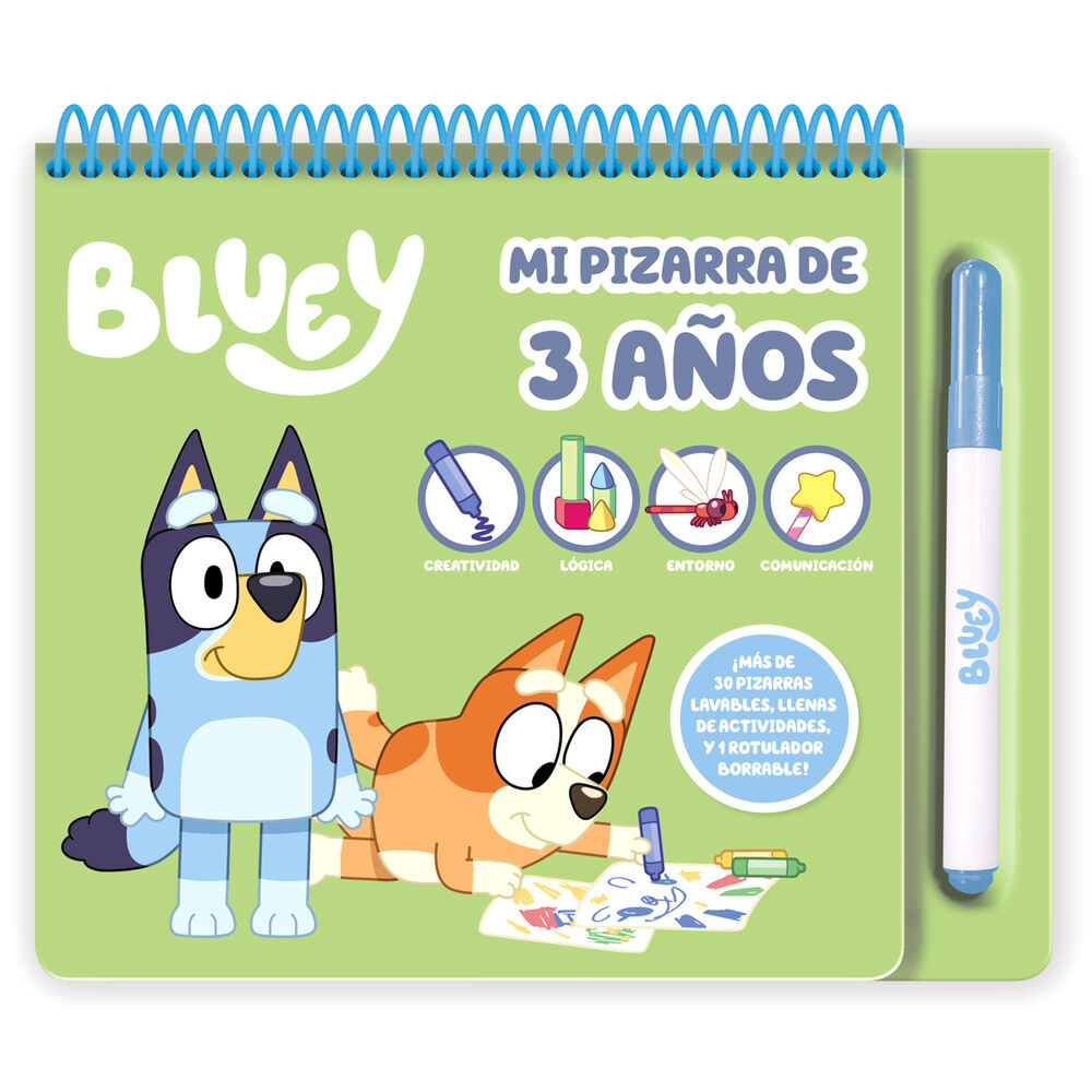 mi pizarra actividades 3 años bluey español