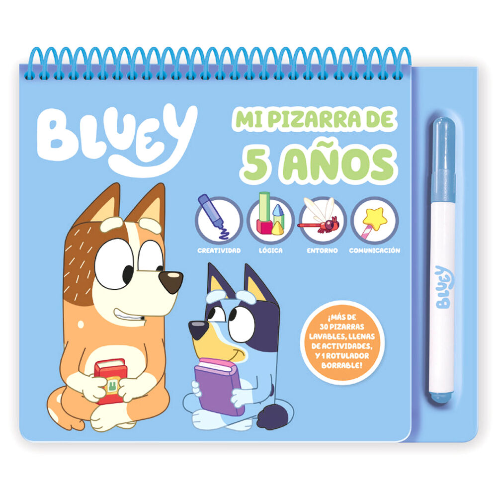 mi pizarra actividades 5 años bluey español