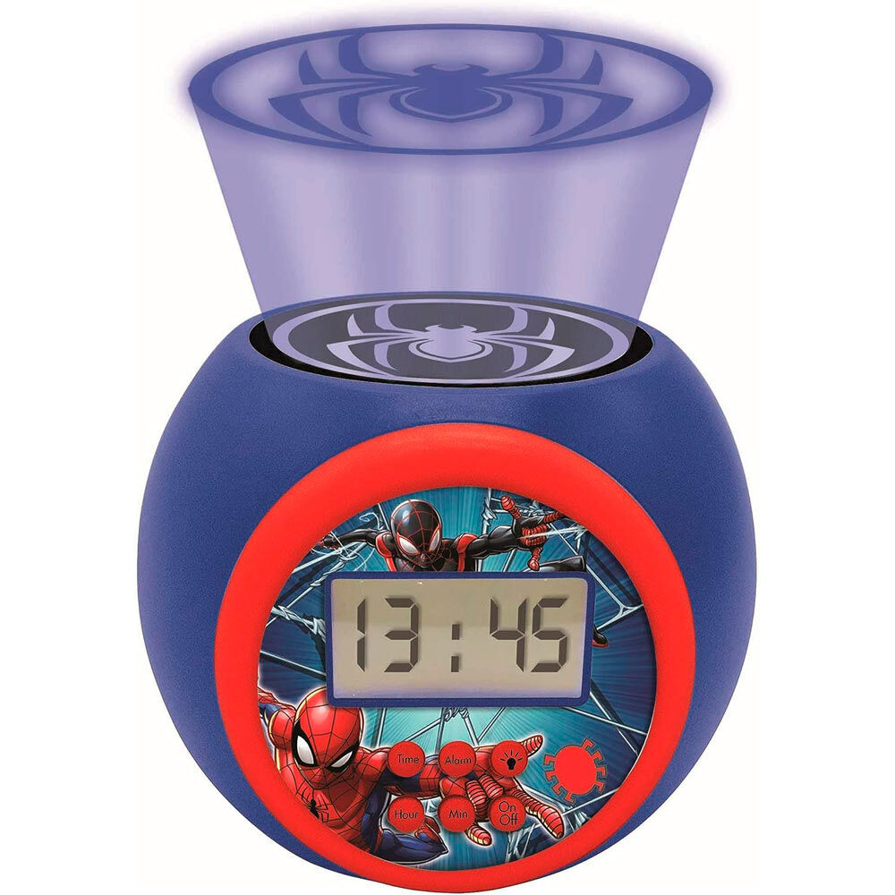 reloj despertador spiderman marvel