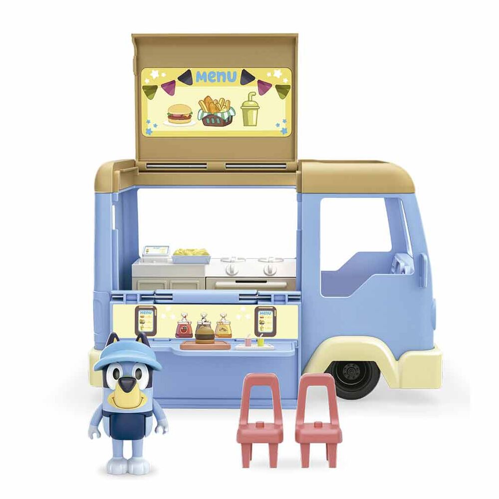 food truck + figuras bluey