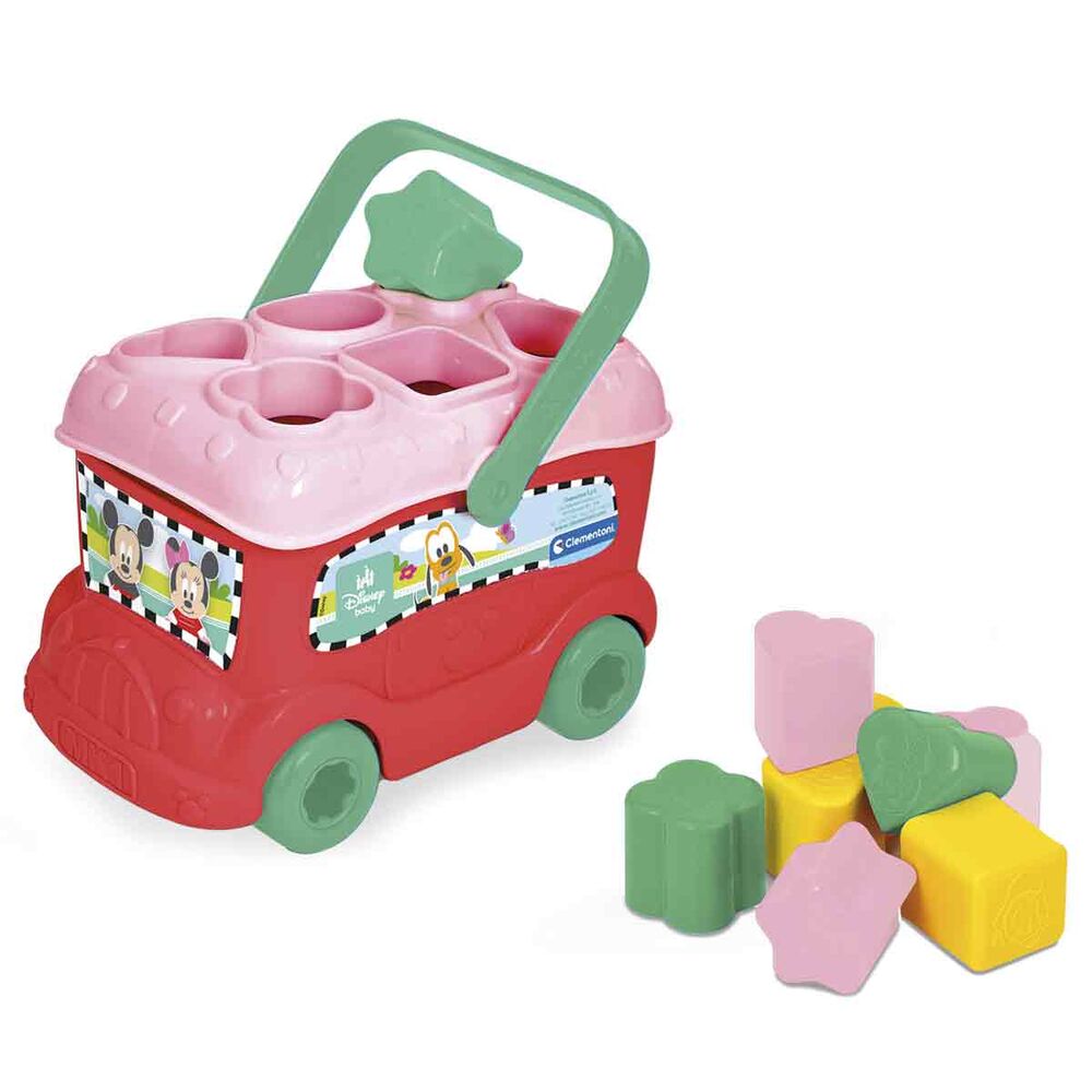 autobus formas y colores baby minnie disney