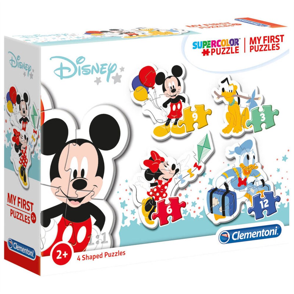 puzzle my first puzzle mickey disney 3-6-9-12pzs