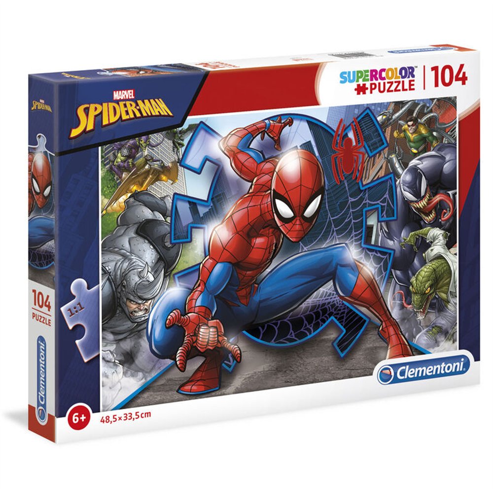 puzzle spiderman marvel 104pzs