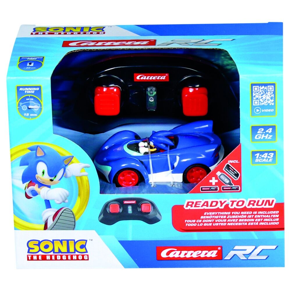 coche radio control racing rc team sonic the hedgehog
